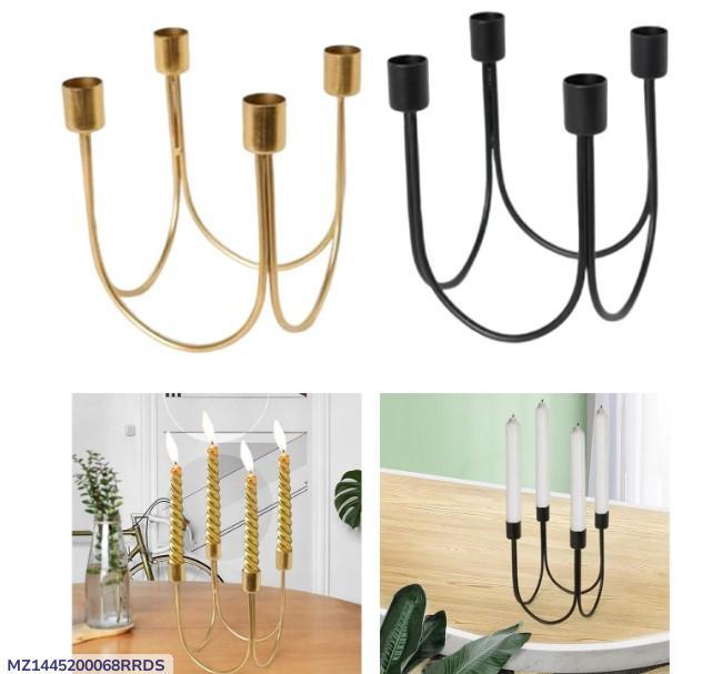 Golden Black Iron Vase 11.5cm for Home Decor