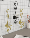 Golden Black Candle Stand for Home Decor