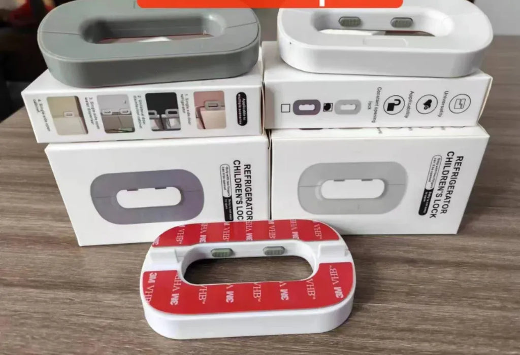 Refrigerator Lock with 3M Adhesive & Stainless Steel