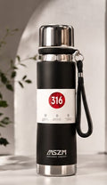 Premium SZM 750ml Stainless Steel Water Bottle Leakproof | Random Color