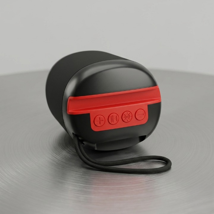AC73 Portable Wireless Speaker �Compact Bluetooth Party Speaker with RGB Lights and FM Radio