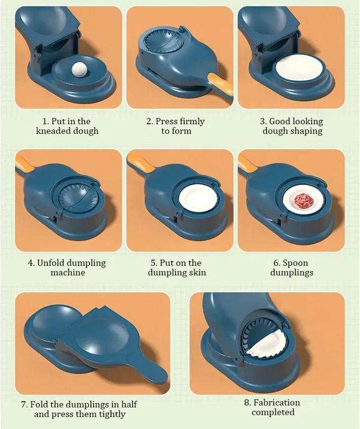 2-in-1 Dumpling Mould Kit for Samosas & Snacks
