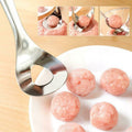 Meatball Spoon | Stainless Steel Scoop Ball Maker | Non-Stick Meatball Baller with Long Handle