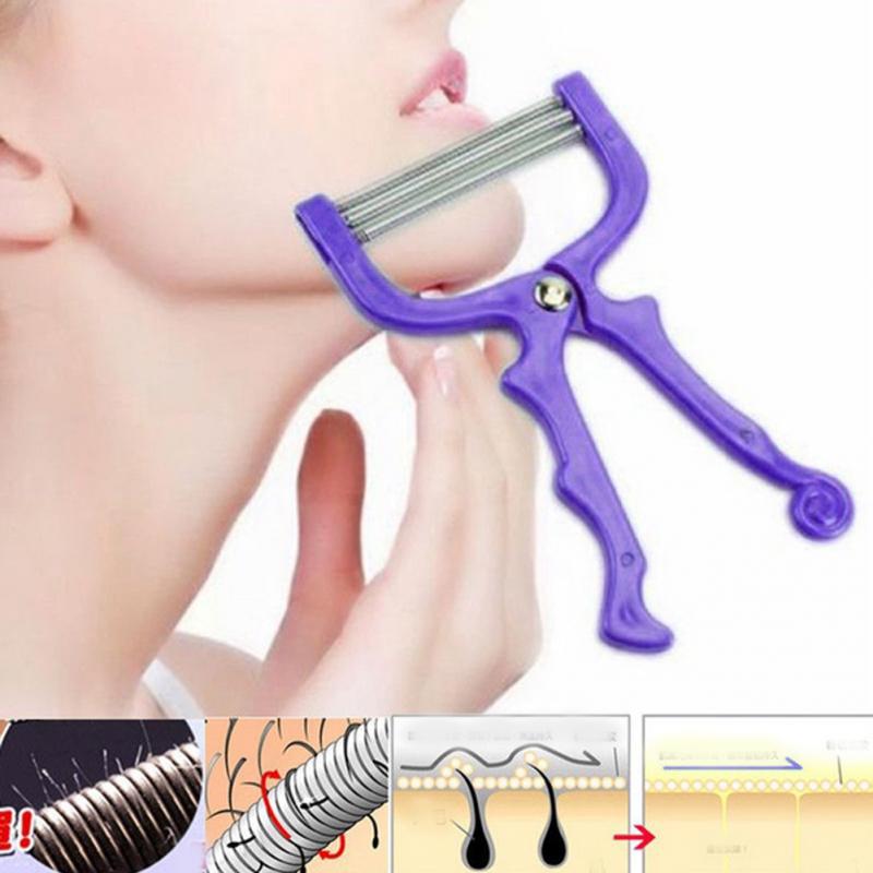 Face Hair Remover Epilator �Handheld Spring Face EpiRoller for Quick & Gentle Facial Hair Removal