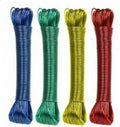 20M PVC Coated Metal Laundry Rope with Tensioner �Strong Outdoor Clothesline Wire (Random Color)