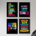 Set of 4 Premium Wall Art Photo Tiles �Modern Home Decor Sets 8x11