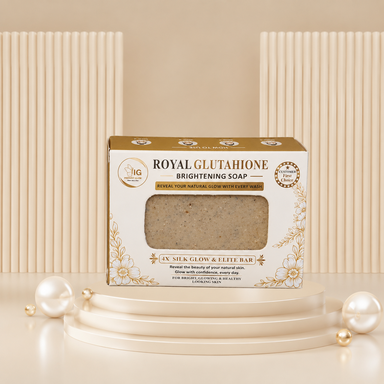 Instant Glow Royal Glutathione Brightening Soap
