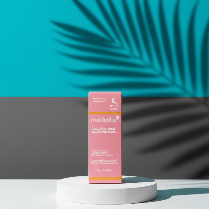 Medicube Collagen Night Wrapping Mask Overnight Elasticity And Hydration Peel Off Mask Providing Gentle Care - 75ML