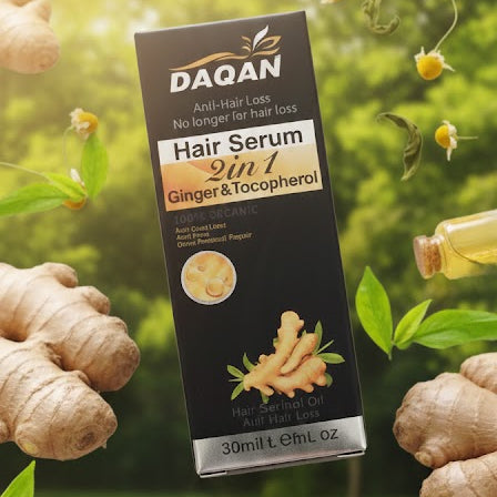 DAQAN 2-in-1 Ginger & Tocopherol Hair Serum: – photo 3