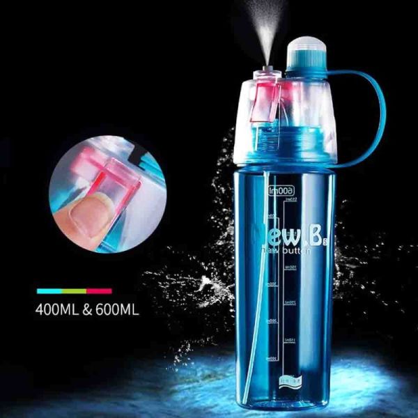 Spray water Plastic bottle HydraMist Pro �Ultra-fine mist spray for skincare, cleaning, or gardening. GlowSpritz �Gentle hydration with a stylish touch for everyday refreshment - 500ml | With Box (Random Color)