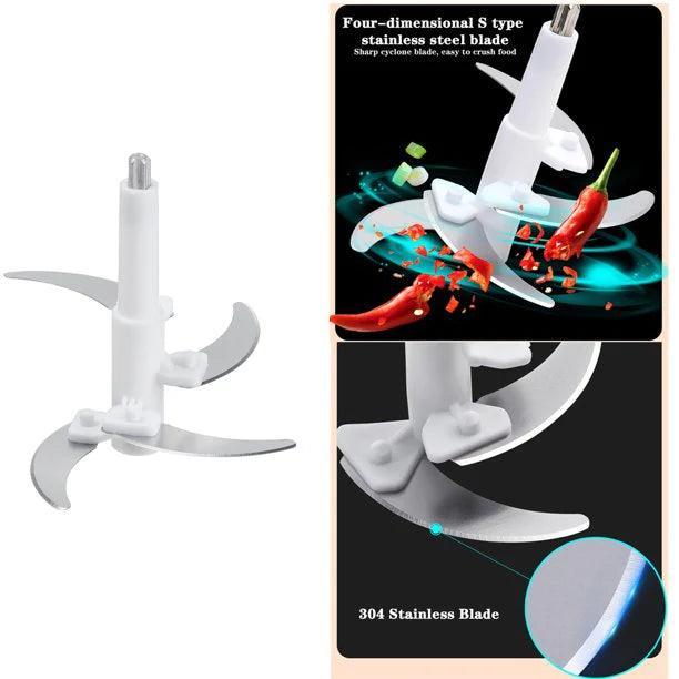 Manual Food Chopper Multicolor Plastic Kitchen Essential