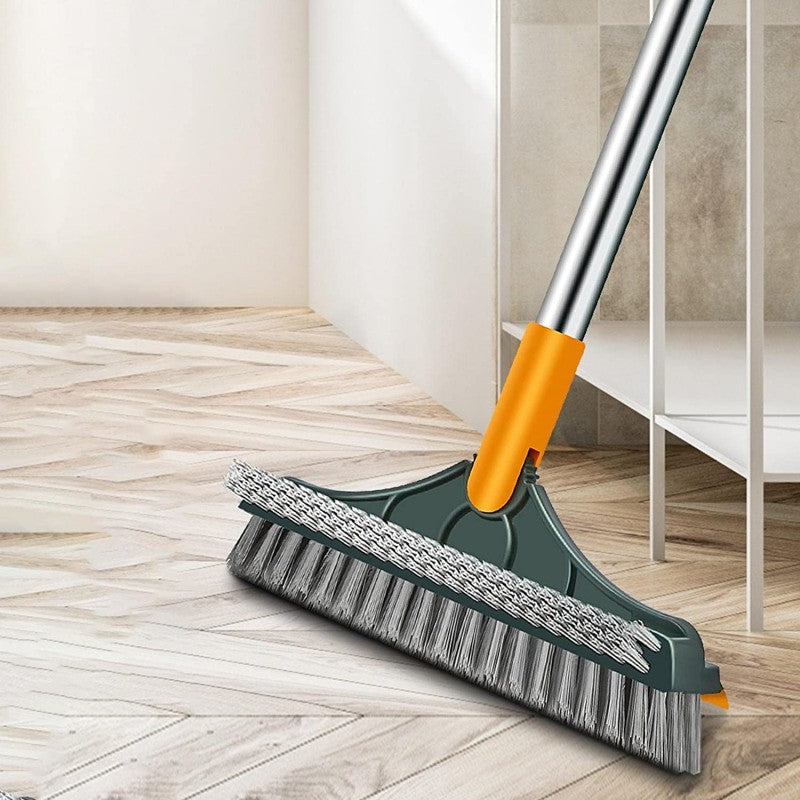 3 In 1 Floor Scrub Brush With Long Handle / Household Cleaning Brush (Random color)