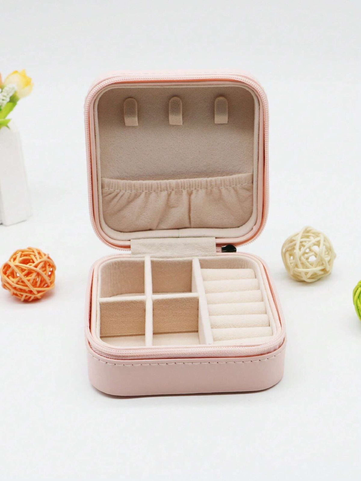 Jewelry Storage Box leather Jewelry Stand Earrings – photo 4