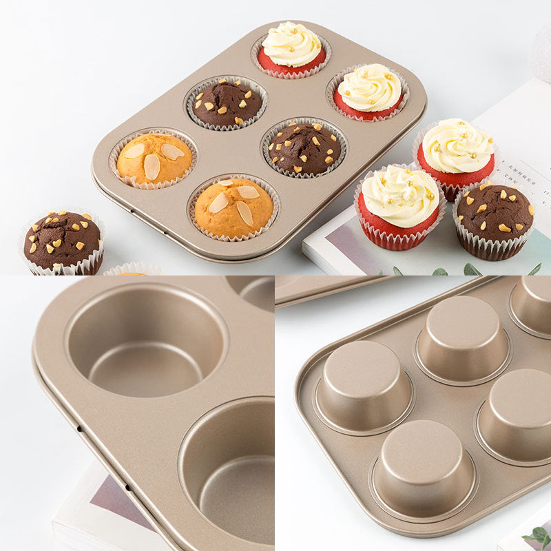 Non-stick Muffin Tray Heavy Steel Carbon Steel
