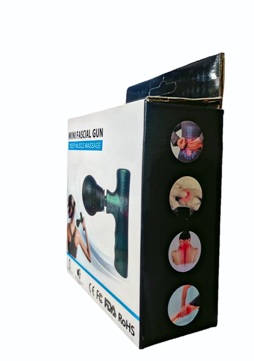 Mini Rechargeable Fascial Gun �Portable Deep Muscle Massager for Pain Relief and Relaxation - Random Color