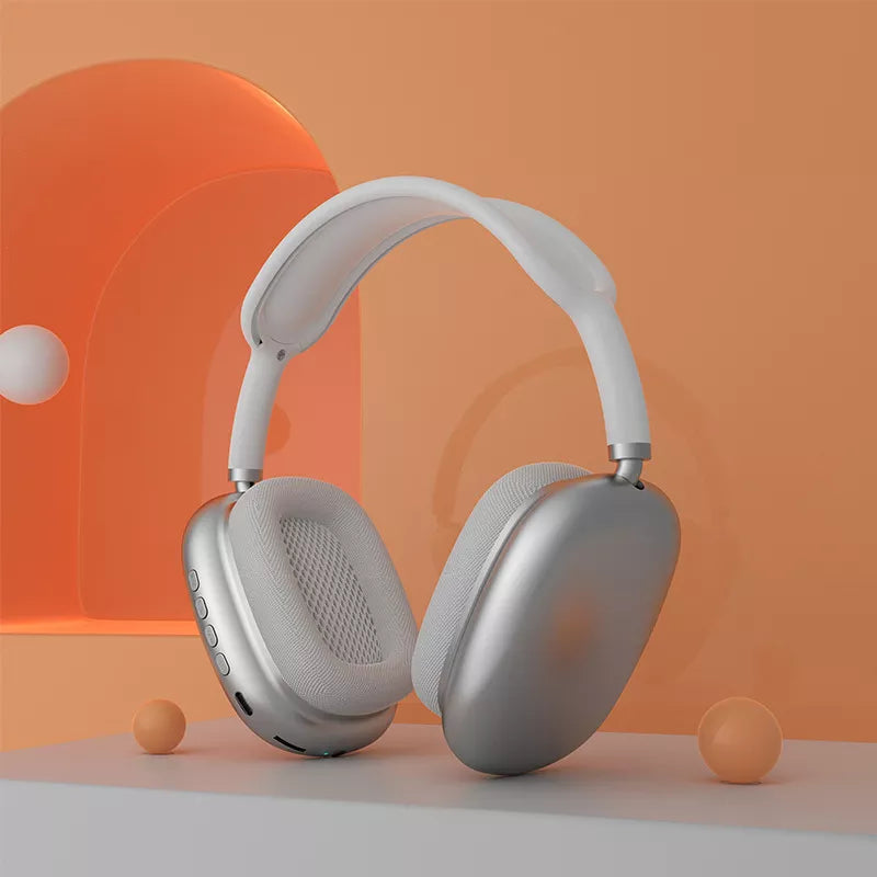 p9 pro max Wireless Bluetooth Headphones - Random colors ~ With Box & With Cable