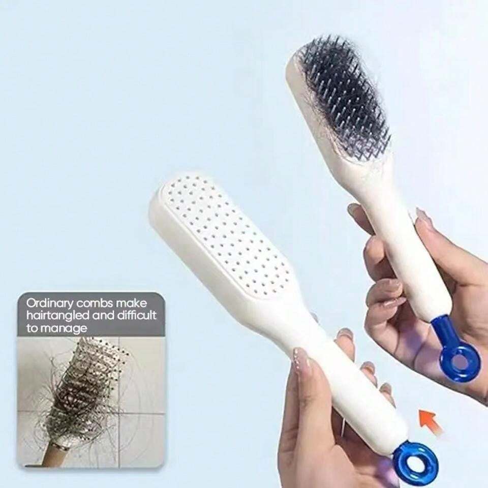 Self cleaning hair comb – photo 3