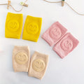 02 Pcs ( Pair ) - Soft &amp; Protective Baby Knee Pads �Cushioned Support for Crawling Infants &amp; Active Toddlers - Random Color