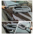 Car Wash Cleaning Brush Duster Dust Wax Mop Microfiber Telescoping Tool For Vehicle Exterior And Interior Cleaning