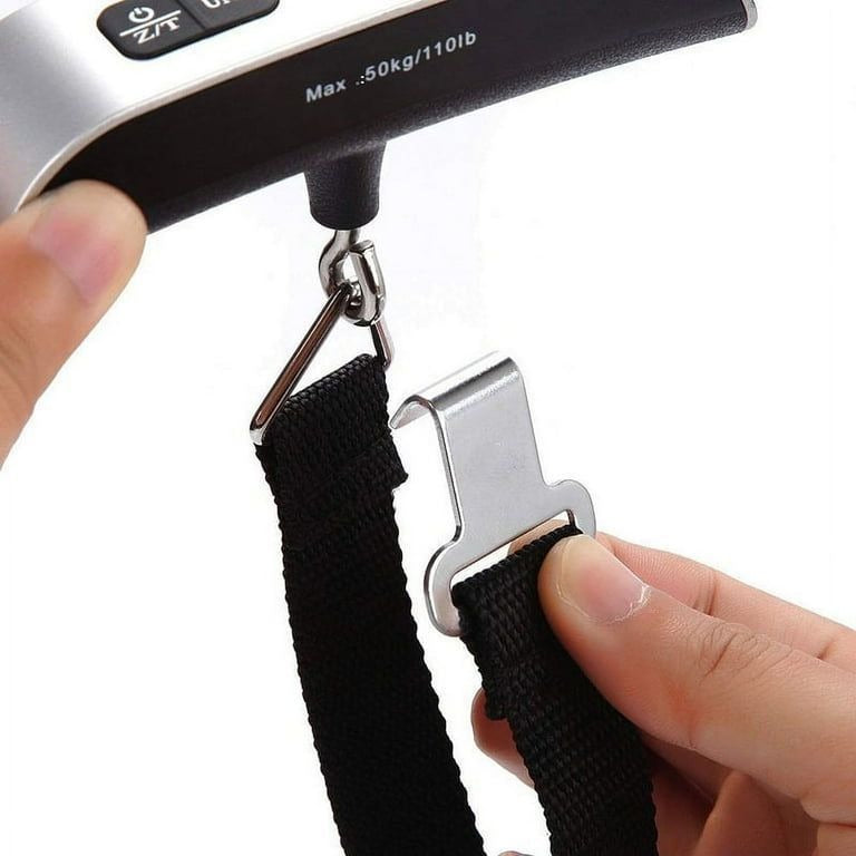 Portable Digital Luggage Scale �LCD Display & Unit Conversion for Travel