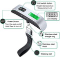 Portable Digital Luggage Scale �LCD Display & Unit Conversion for Travel