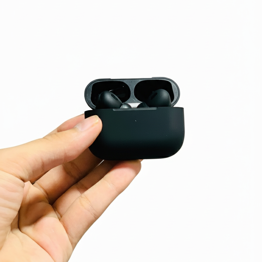 Apple Pro 2 BT Earbuds �Wireless Earphones with Buzzar, Volume Control & Wireless Charging Case