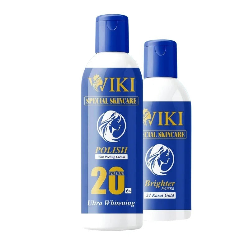 WIKI Special Skincare Brighter Power 24K Gold & 2 in 1 Polish with Peeling Cream �Ultra Whitening