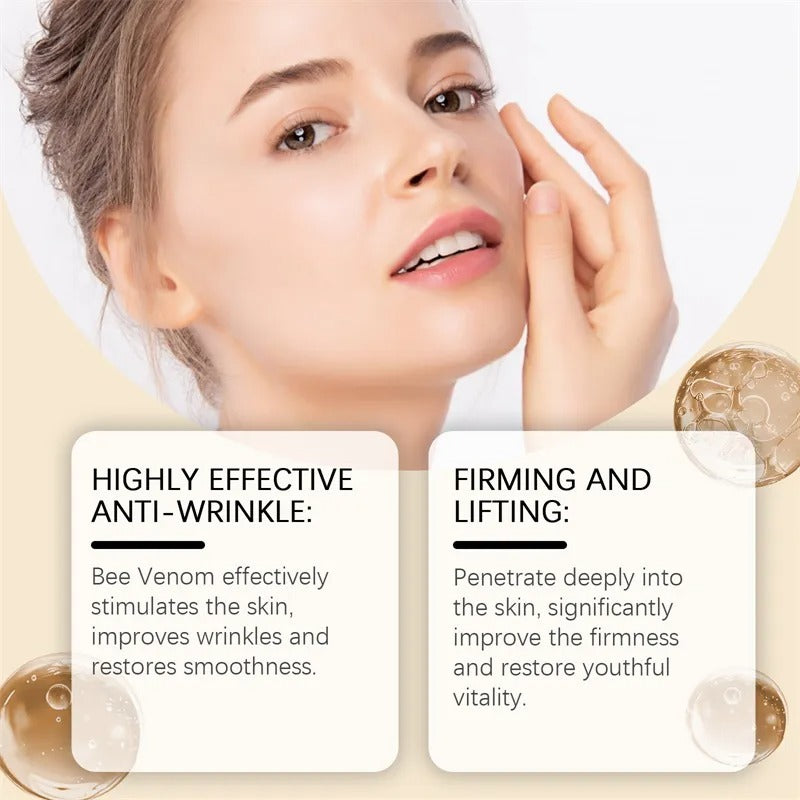 Whitening & Moisturizing Bee Venom Facial Care Cream �Brightening, Anti-Aging, Hydrating Face Moisturizer for Radiant, Smooth & Youthful Skin (20g)
