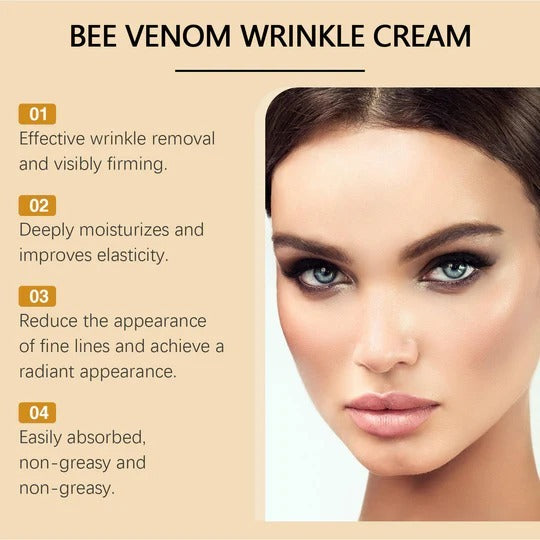 Whitening & Moisturizing Bee Venom Facial Care Cream �Brightening, Anti-Aging, Hydrating Face Moisturizer for Radiant, Smooth & Youthful Skin (20g)