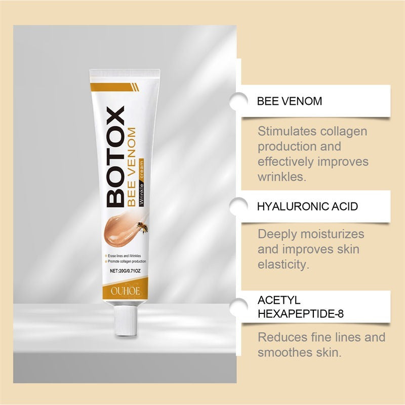 Whitening & Moisturizing Bee Venom Facial Care Cream �Brightening, Anti-Aging, Hydrating Face Moisturizer for Radiant, Smooth & Youthful Skin (20g)