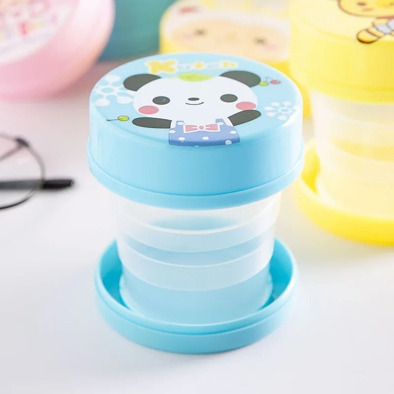 Portable Plastic Magic Glass for Kids �Durable Water Drinking Mug for School, Travel & Everyday Use �Lightweight & Safe Cup (Random Color)