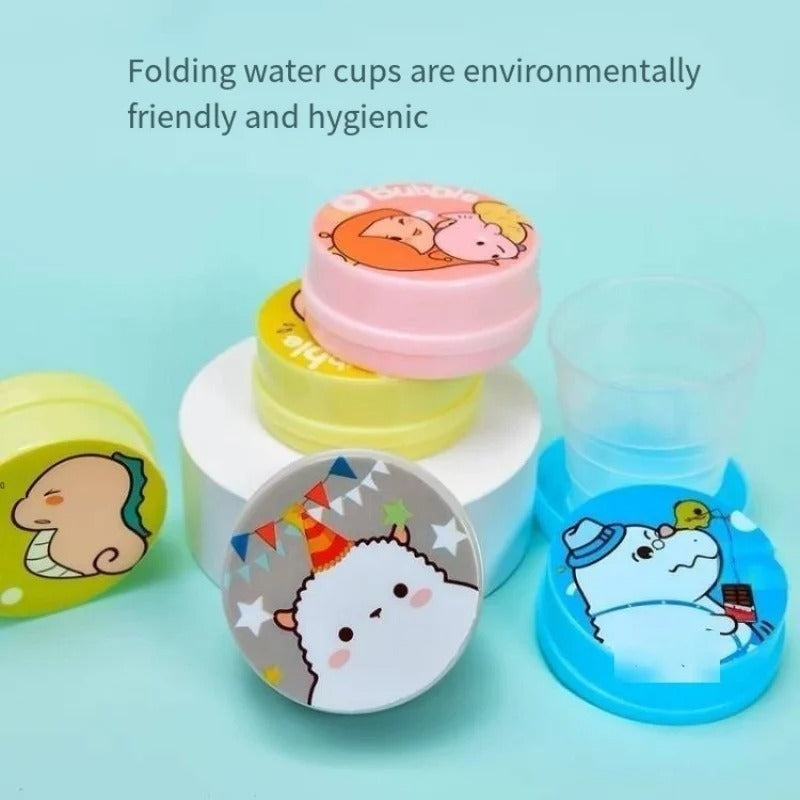 Portable Plastic Magic Glass for Kids �Durable Water Drinking Mug for School, Travel & Everyday Use �Lightweight & Safe Cup (Random Color)