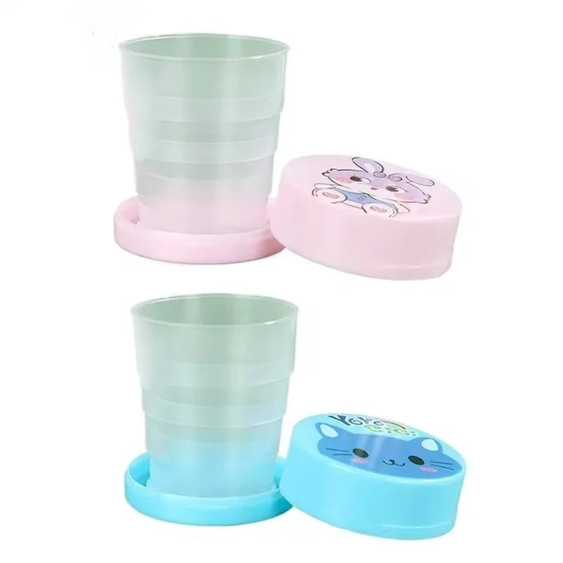 Portable Plastic Magic Glass for Kids �Durable Water Drinking Mug for School, Travel & Everyday Use �Lightweight & Safe Cup (Random Color)