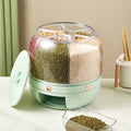 360° Rotating Rice Dispenser for Kitchen Organization
