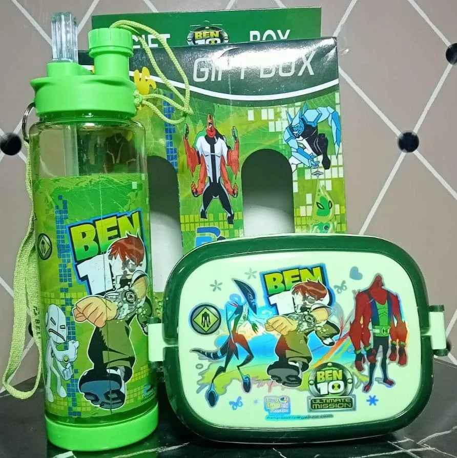 4-in-1 Lunch Box & Bottle Set - Stylish, Durable, and Space-Saving Kitchen Organization!