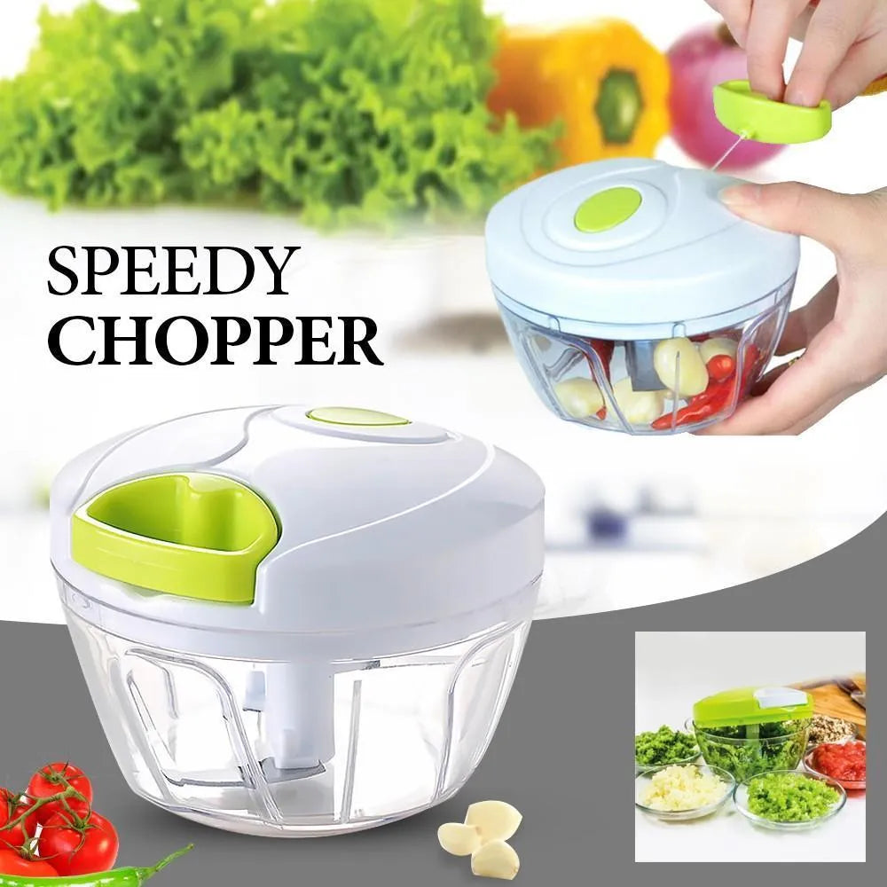 Manual Food Chopper Multicolor Kitchen Tool