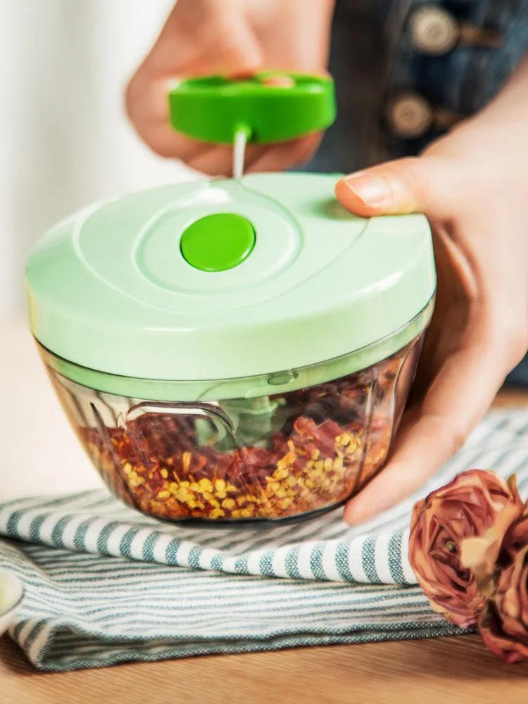 Manual Food Chopper Multicolor Kitchen Tool