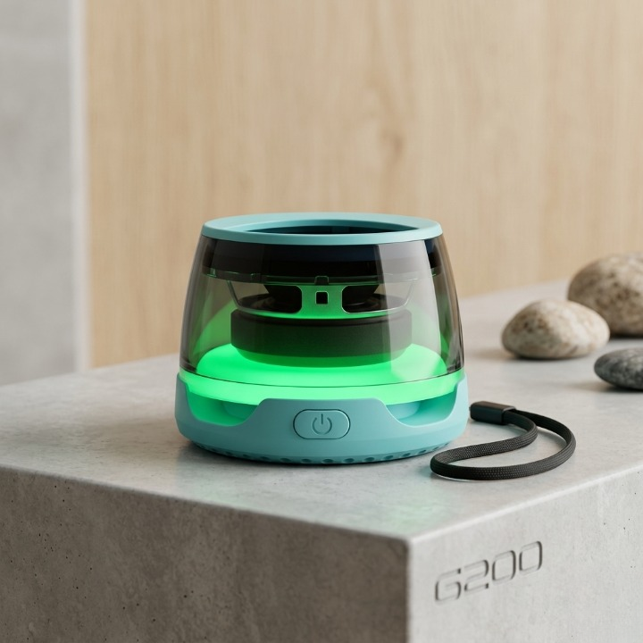 G200 Magnetic RGB Bluetooth Speaker �5W Ultra-Portable Wireless Sound Box & Magnetic Phone Stand