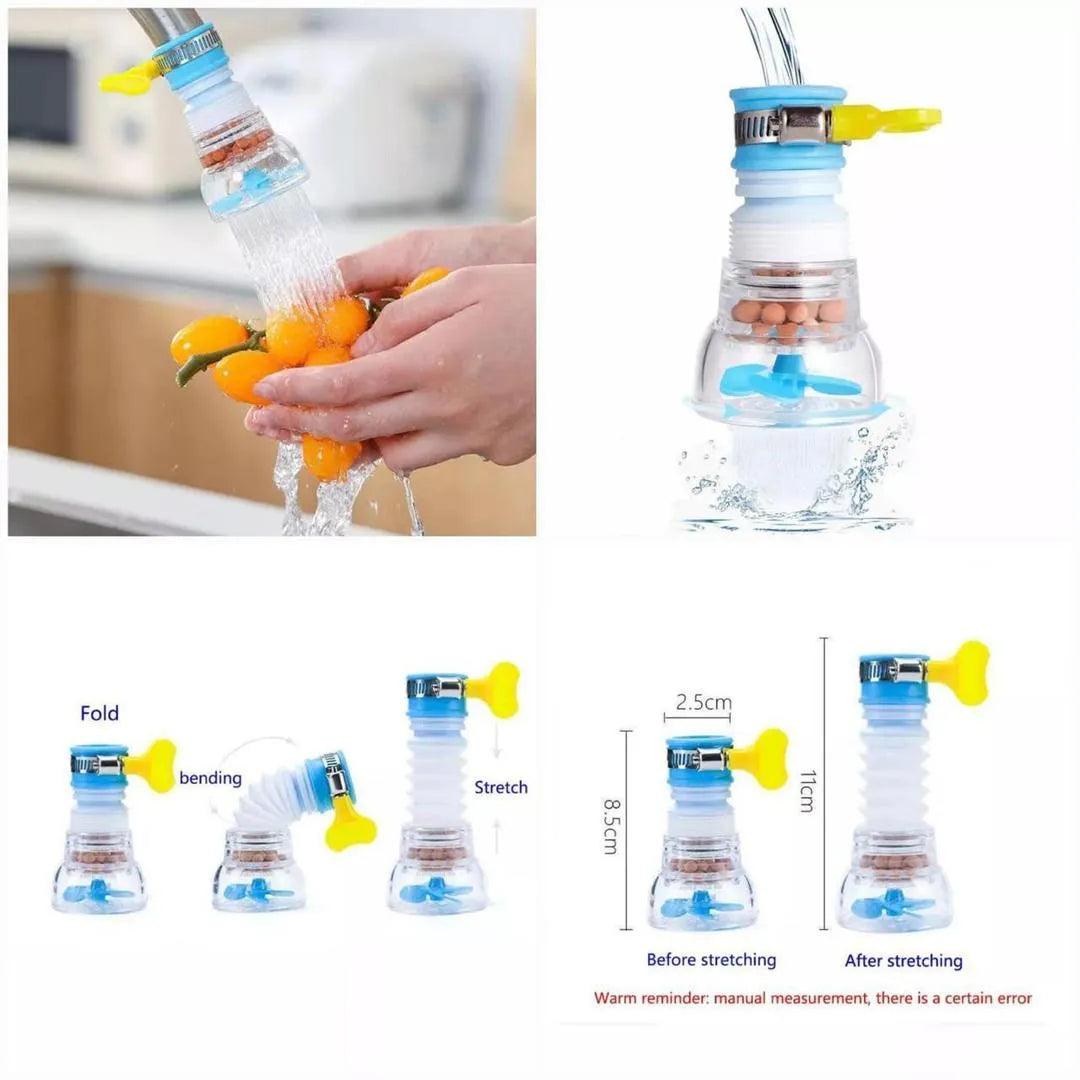 Collapsible Tap Faucet Extender for Kitchen Washing