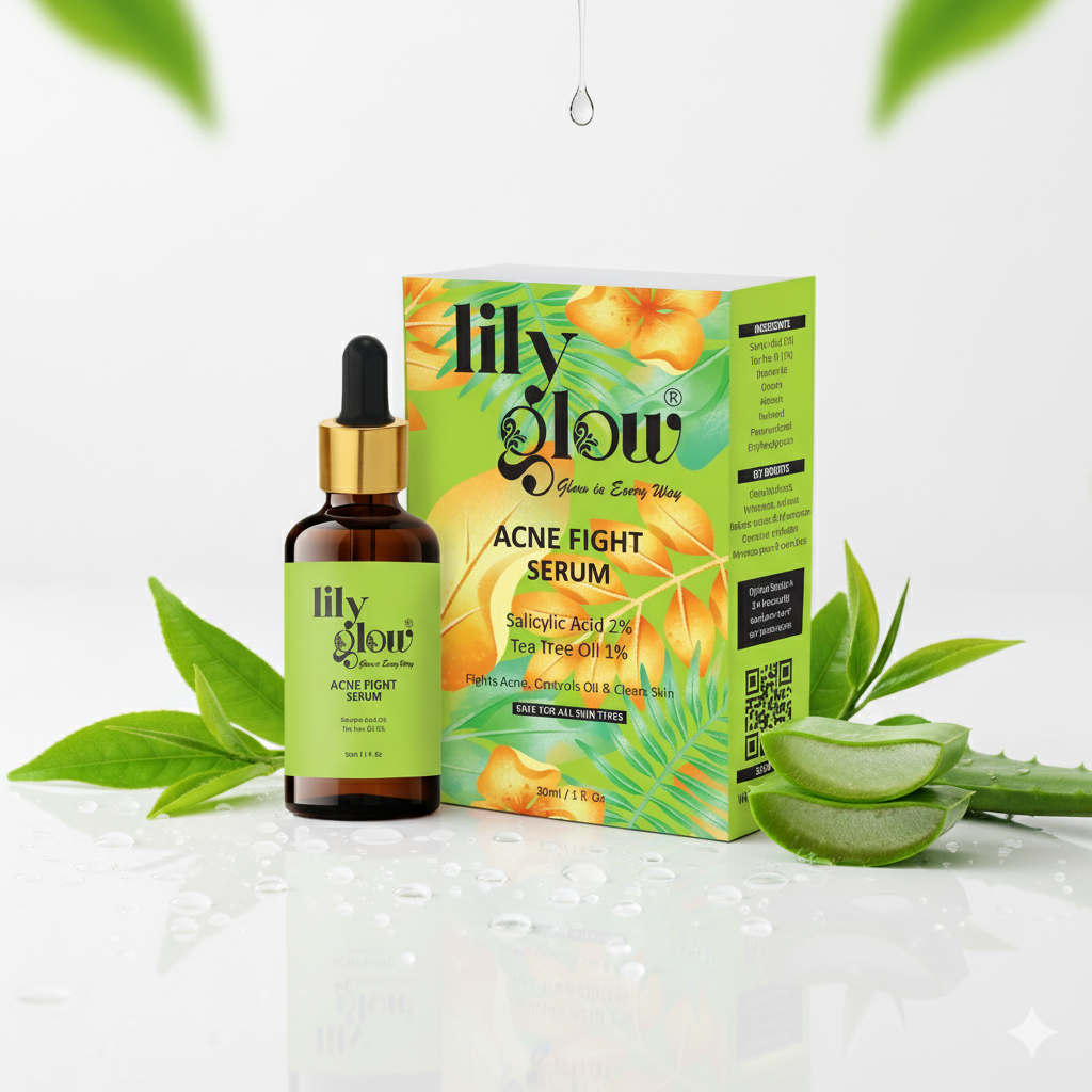 Lily Glow Acne Fight Serum �For Oily & Dry Skin, Acne Marks, Pimples & Face Whitening (30ml)