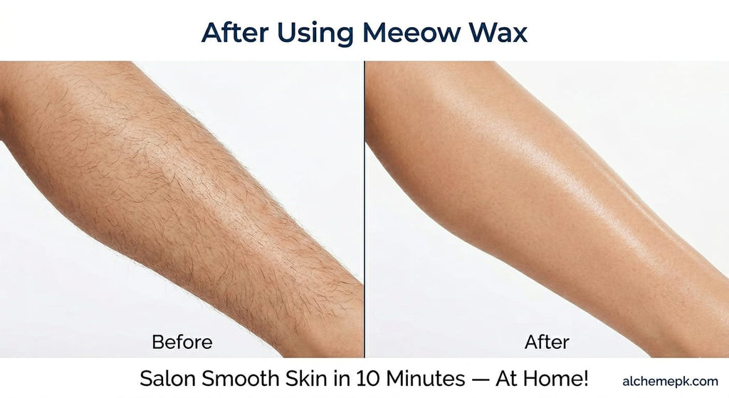 Meeoow Club 10 Min Painless Body Wax Orange Hair Removal Powder for Women