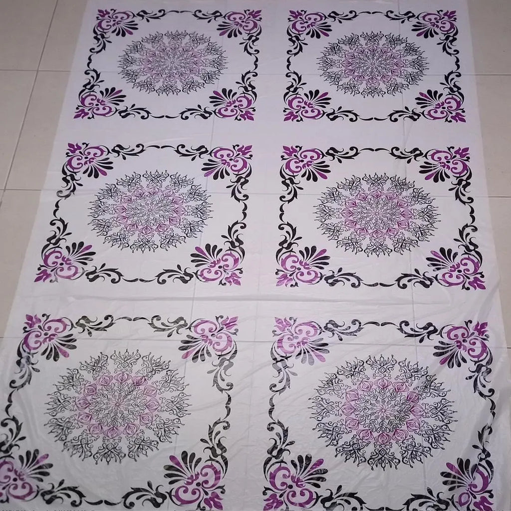 Supra Blue Floral Table Cover Sheets 23x25