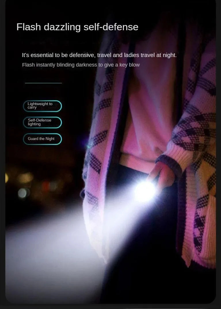 Mini Flashlight Flash Super Power Waterproof Camping