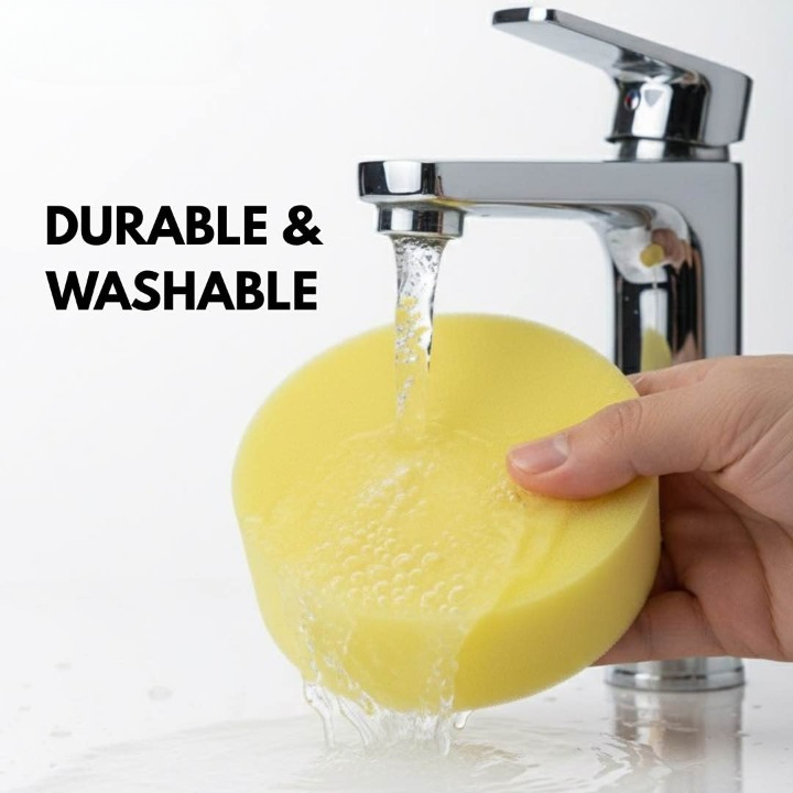 Premium Foam Car Wax Applicator Pad �Soft, Scratch-Free Polishing Sponge for Wax, Polish & Car Detailing THREE GUYS