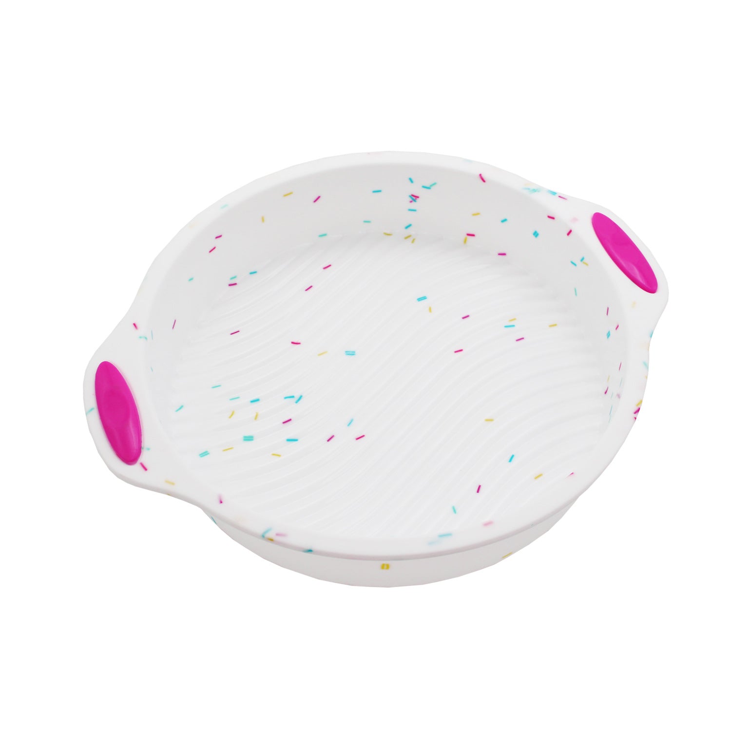 9 Inch Silicone Cake Mold with Green Handles