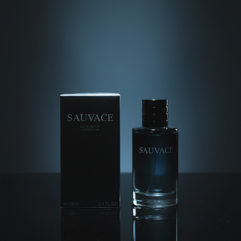 Sauvace Eau De Parfum �Powerful And Masculine Fragrance With Fresh, Spicy, And Woody Notes For A Bold And Timeless Scent Experience (100 ml)