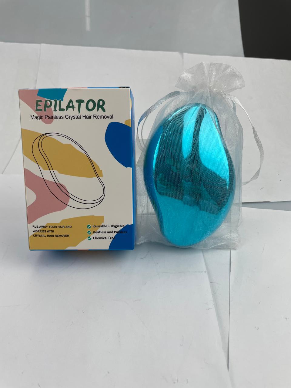 Bleame Crystal Hair Eraser �Painless Exfoliation Hair Removal Tool For Arms Legs Back �Apply To Any Part Of The Body �China (random Color)Without Box