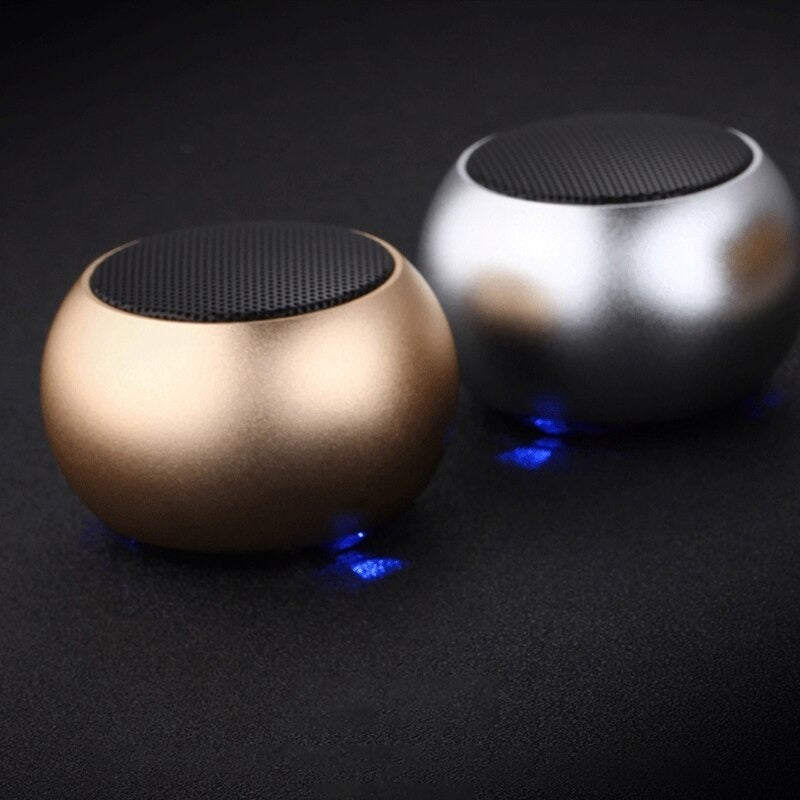 Mini Portable Wireless Bluetooth &amp; Rechargeable Speaker - Wireless Bluetooth Mini Speaker With Card Slot (Random color)