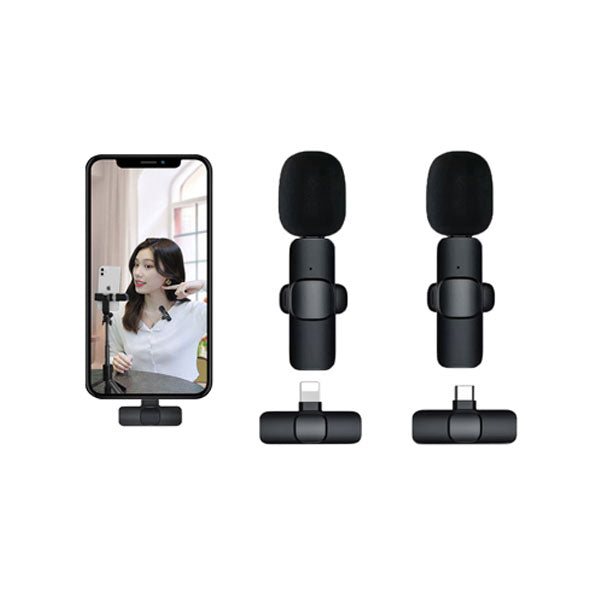 K11 2-In-1 Dual Wireless Collar Microphone Type-C – photo 2