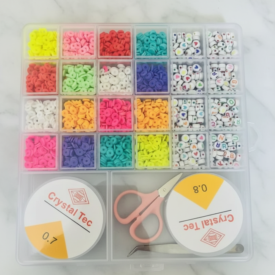 DIY Beads Box �Colorful Beads Set for Necklace & Jewelry Making